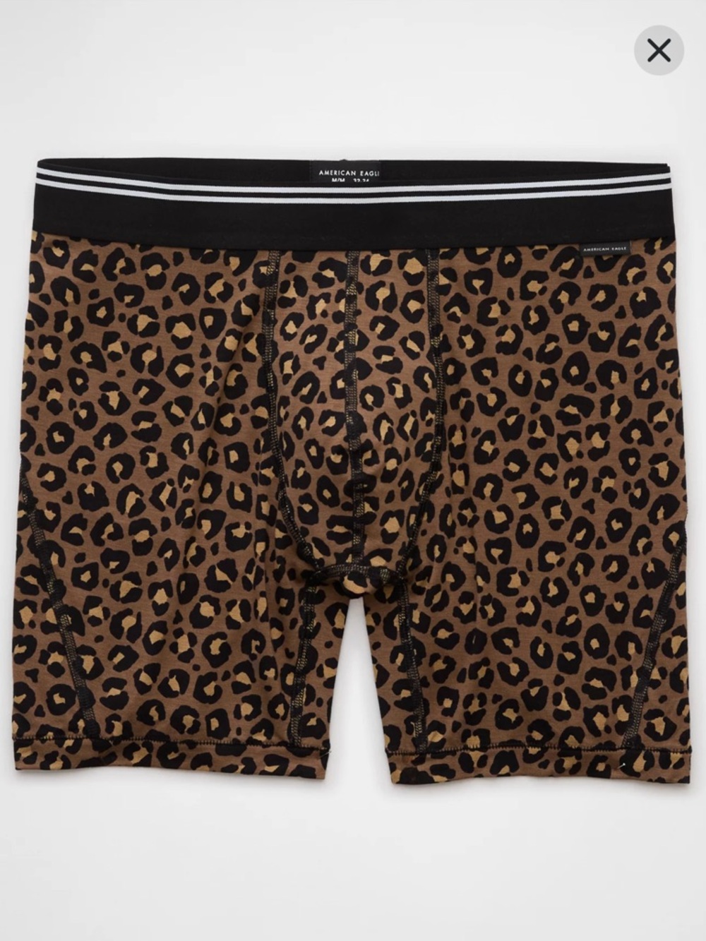 AEO Men's Leopard 6" Ultra Soft Boxer Brief
